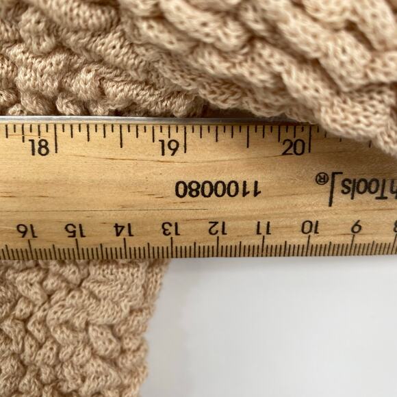 Free People Cardigan Large Top Rosehip Cropped Long Sleeve Rosewater Textured - Picture 6 of 9